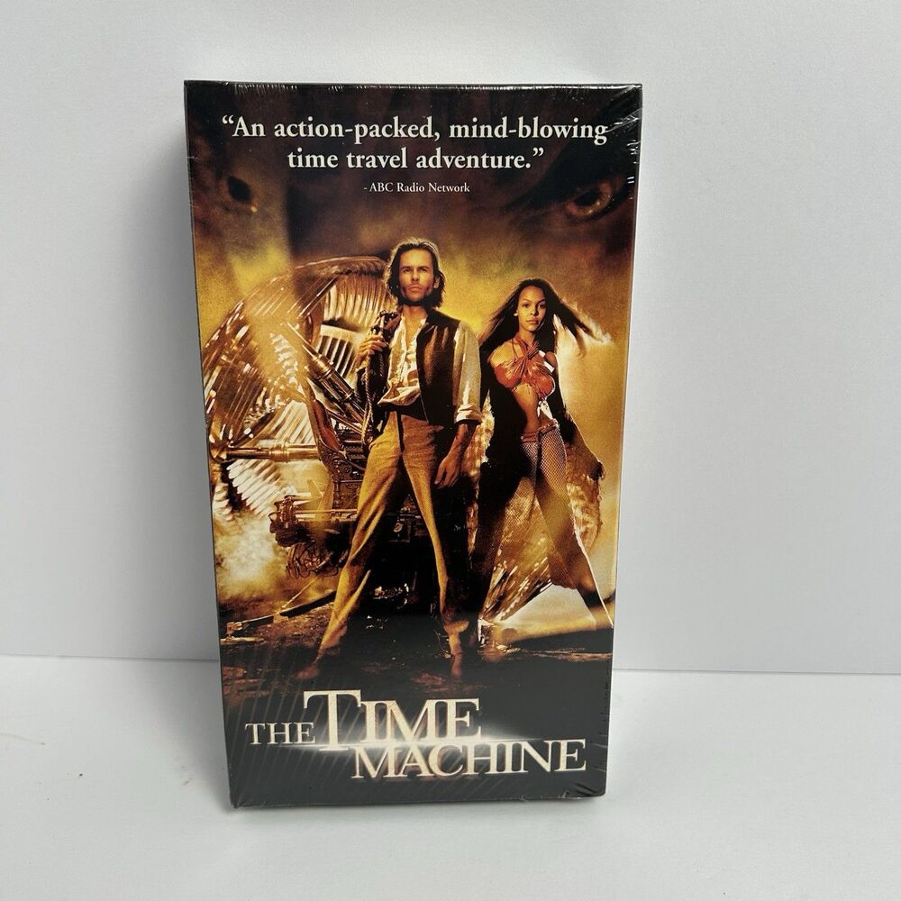 The Time Machine VHS Movie 2002 Mega Rare Spanish Edition Sci-fi New Sealed